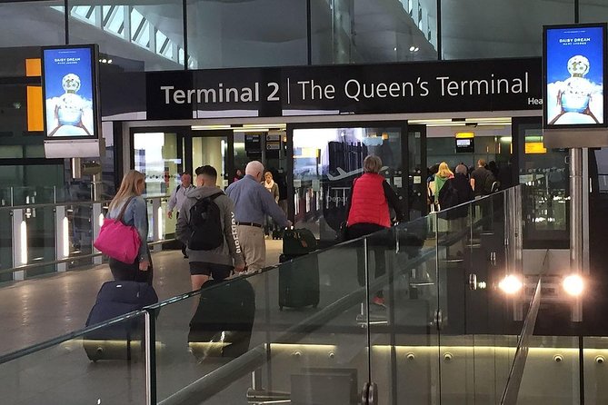 Southampton Cruise Terminals to Heathrow Airport Private Sedan Arrival Transfer