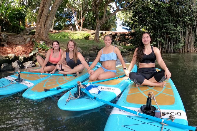 Stand-Up Paddle Yoga on the North Shore of Oahu