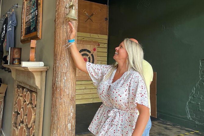 Stumpys Axe Throwing Activity From Jacksonville