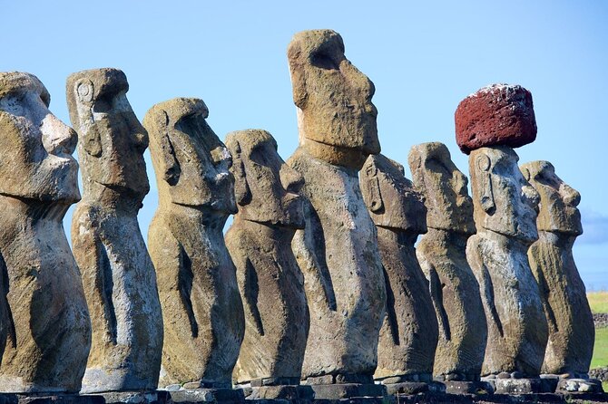 Sunrise in Tongariki on Easter Island Rapa Nui