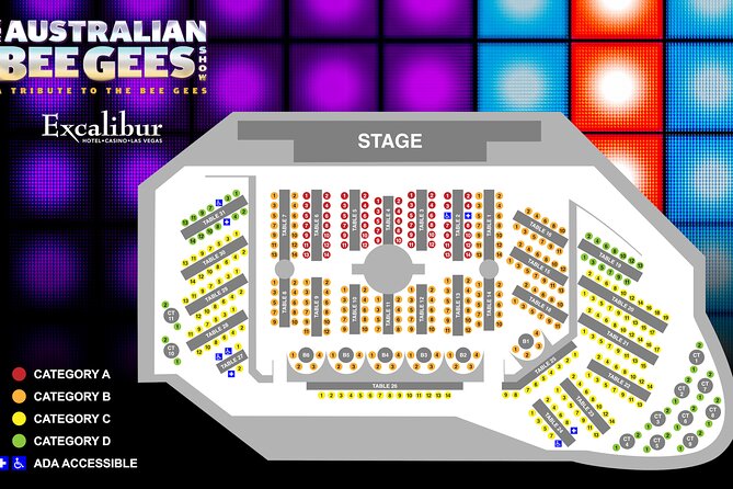The Australian Bee Gees Show: A Tribute to the Bee Gees at the Excalibur Hotel and Casino