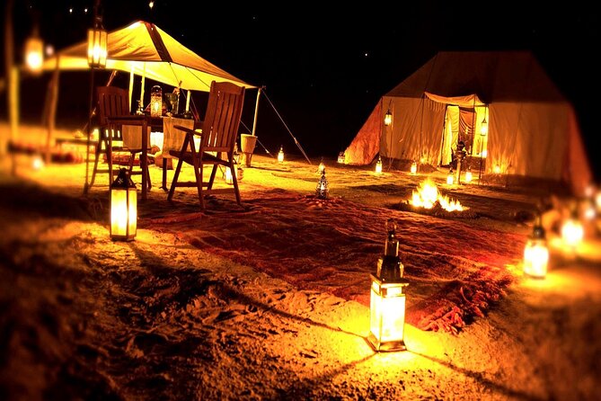Thrilling Desert Safari Dubai Adventure With Sand Boarding and Barbecue Dinner