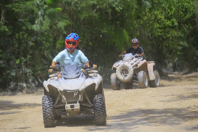 Top ATVS in Mexico Includes Cenote, Ziplines, Snack & Transport.