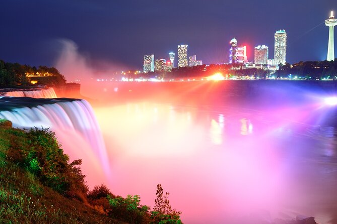 Toronto to Niagara Falls Evening Tour With Boat and Fireworks - Tour Overview