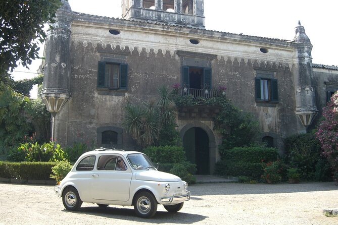 Visit the Godfather Locations by Classic Fiat 500 From Taormina