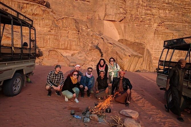 Wadi Rum Half-Day 4×4 and Camel Tour
