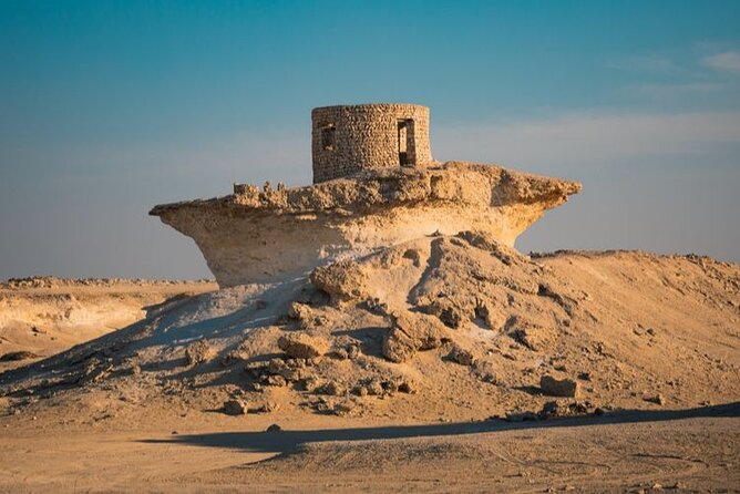 West Qatar Tour to Richard Sierra Sculpture, Umbrella Rocks
