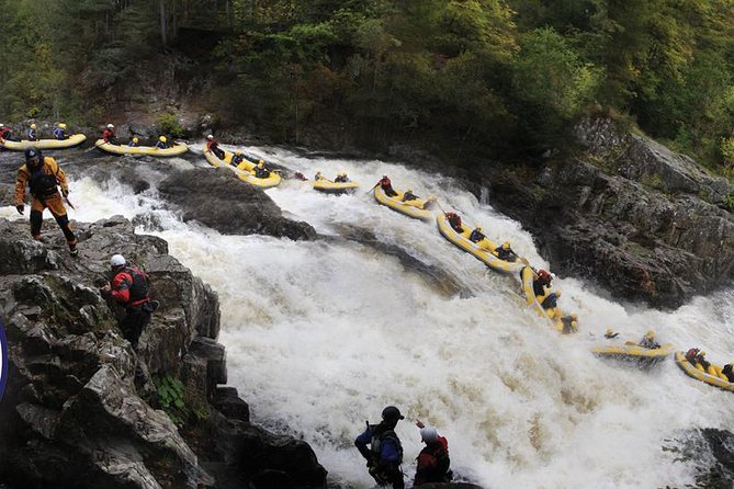 White Water Rafting and River Bugs on the River Tummel