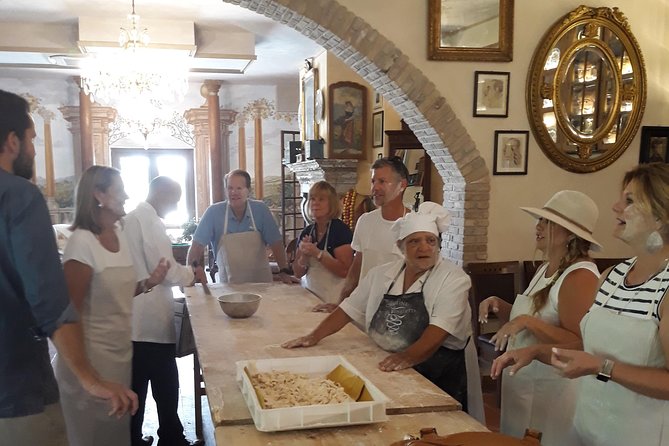 Wine Tasting and Pasta Making Class With Lunch From Rome