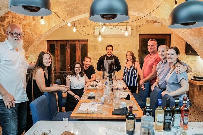 Wine Tasting & Open Kitchen Dinner in 17 Mons Vella