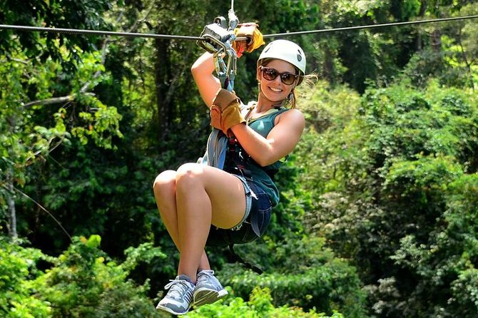 Zipline Canopy & Crocodile Safari Cruise. Private Tour - Zipline Canopy Adventure