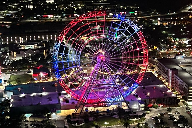23 Mile Orlando Area Theme Parks and City Lights at Night!