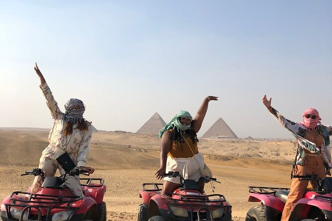 1 Hour Desert Safari by ATV Quad Bike Around Giza Pyramids - Inclusions and Pickup