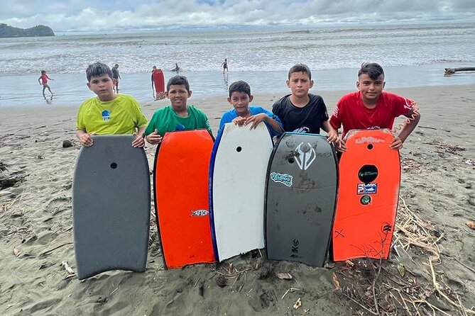 2-Hour Bodyboard Lessons for Kids in Manuel Antonio Beach - Included in the Package