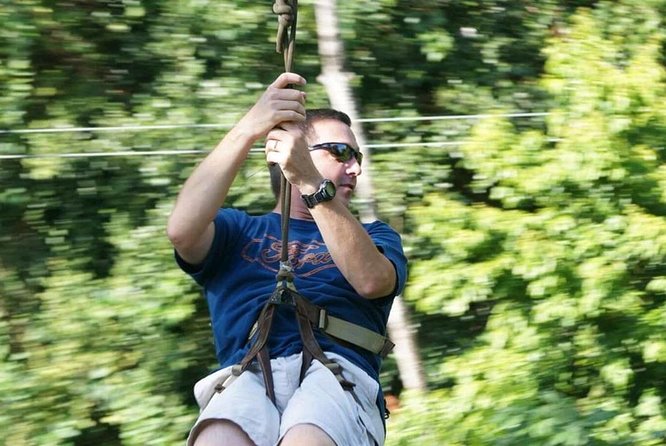 3 Combo Excursion Zip Line, Suspension Bridge and Beach - Suspension Bridge Adventure