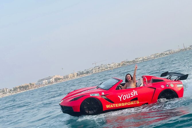 30MIN Jetcar Dubai With Burj Al Arab Views-Free Ice Cream - Meeting Point Details