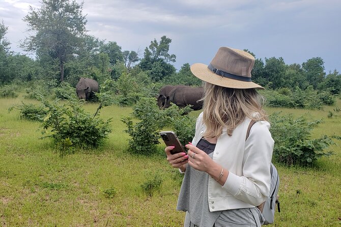 A Game Drive Plus White Rhino Short Walk - Spotting Wildlife in Mosi-oa-Tunya