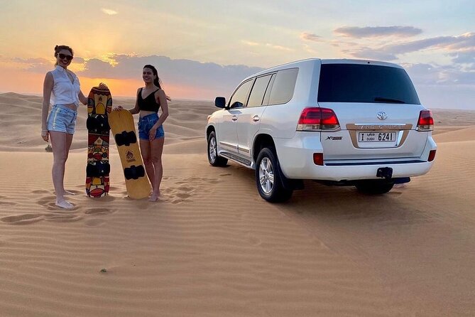 Abu Dhabi: 4-Hour Morning Safari With Camel Ride & Sand Boarding - Sandboarding Down the Dunes