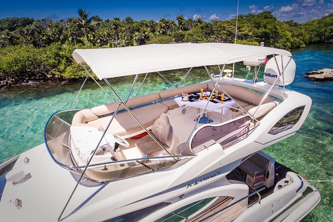 All Inclusive Tulum: 4 Hours Coast & Fun in 43 Yacht Azimut - Meeting Information