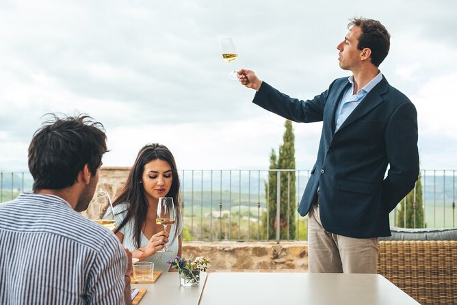 Aperitif on the Terrace of Podere Montale at Sunset - Wines of Podere Montale