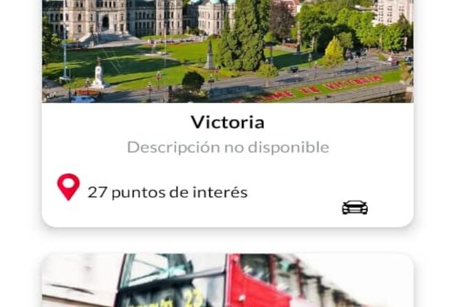 APP Self-Guided Routes Victoria With Audio Guide - Pricing and Booking Details