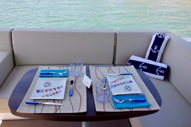 Austin Day Spa Onboard Yacht Charter - Refreshing Food and Beverages