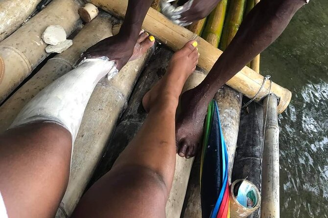 Bamboo Rafting With Limestone Foot Massage Experience - Accessibility and Health