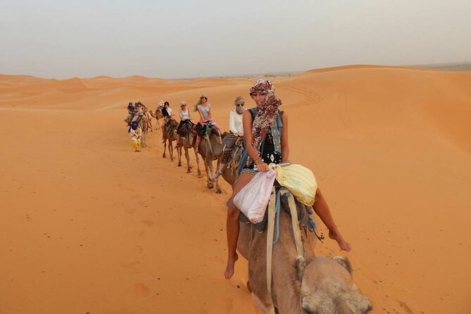 Camel Trek With 1 Night in Luxury Camp With Dinner+ Sundbording - Luxury Desert Camp Accommodation