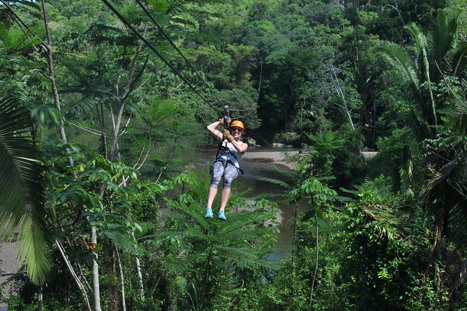Cave Tubing and Zip Line Adventure From San Pedro Ambergris Caye - Soaring Through the Zipline Course