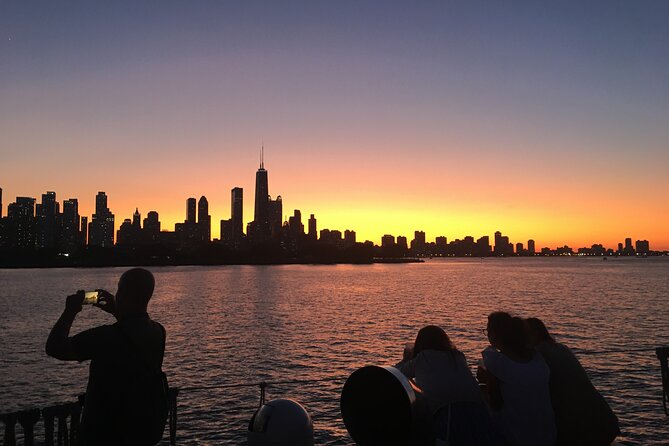Chicago Skyline Sunset Sail Aboard a Tall Ship - Navigating to the Navy Pier