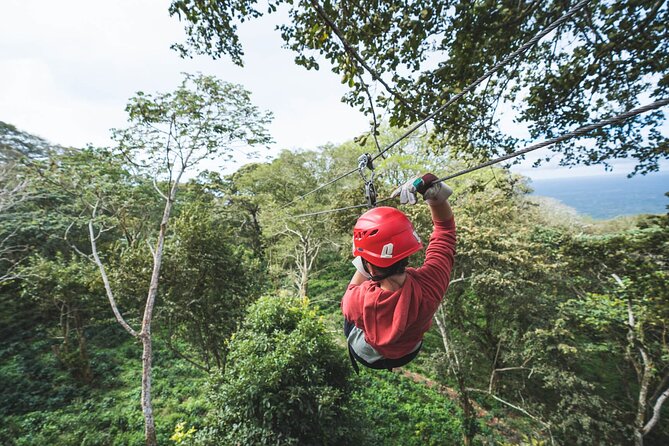 Combo Tour: Extreme Zipline + Thermal Spa in Arenal - Inclusions and Pickup Information