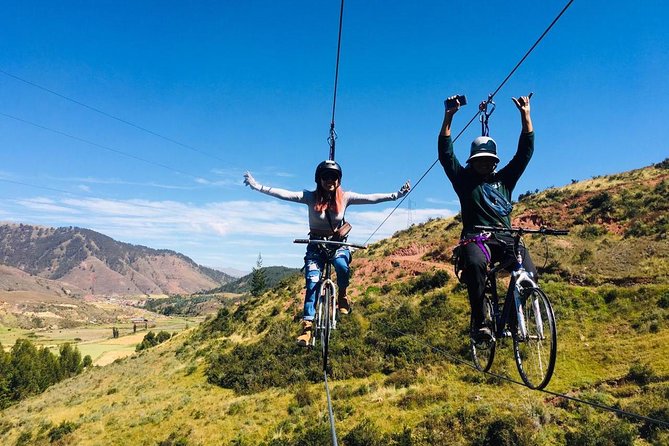 Cusco: Extreme Sky Bike and Rappelling Adventure - Soaring on the Sky Bike