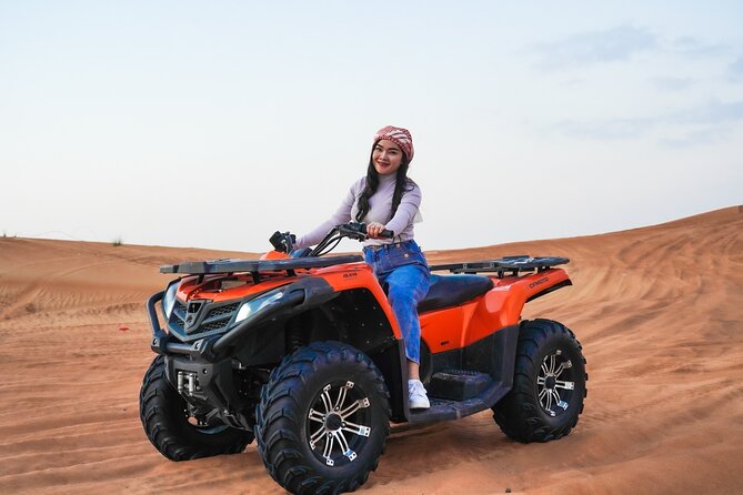 Desert Safari, Open Desert Quad Bike Experience With BBQ Dinner - Inclusions and Activities