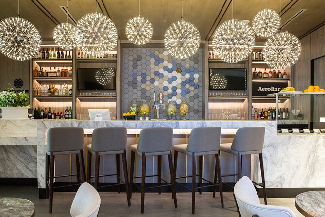 DFW Airport Plaza Premium Lounge at Terminal E - Food and Beverage Options