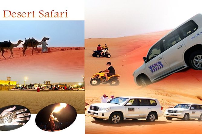 Dubai Desert 4x4 Safari, ATV Quad Bike 30 Mins, BBQ, Shows - Activities Included