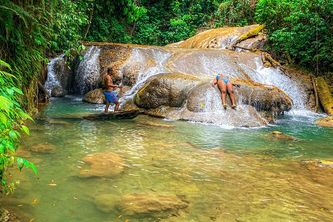 Explore 2 Hidden Water Falls and Caves With Limestone Massage - Included Amenities