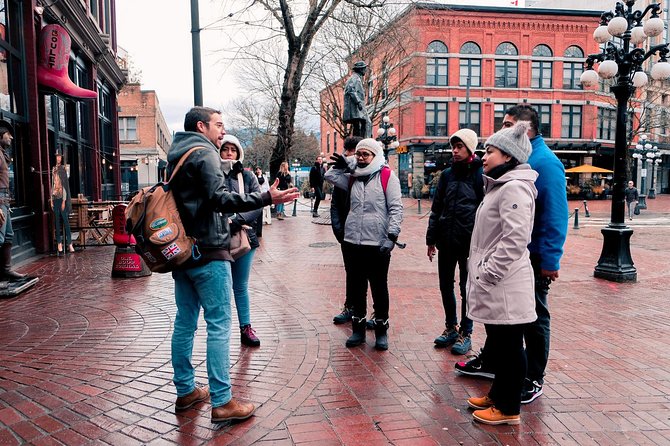 Gastown, the Origins of Vancouver - Meeting and Pickup Details