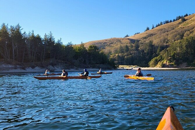 Guided Kayak Tours on the Salmon River Estuary in Otis, Oregon - Handcrafted Wooden Kayaks Offered