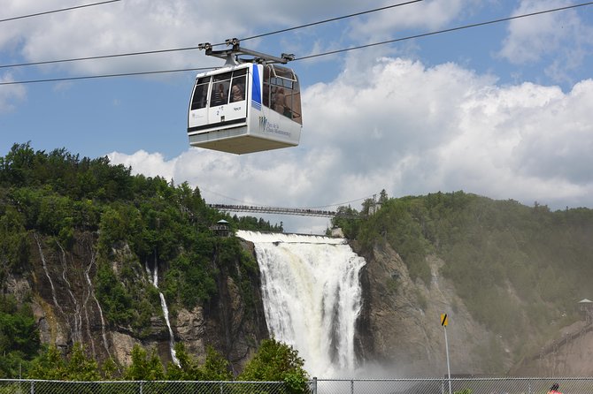 Half-Day Trip to Montmorency Falls and Ste-Anne-De-Beaupré From Quebec City - Montmorency Falls Experience