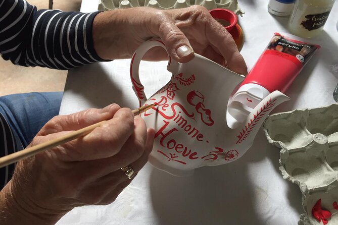 Half-Day Workshop Ceramic Painting in Katwoude - Painting Ceramics at Simonehoeve