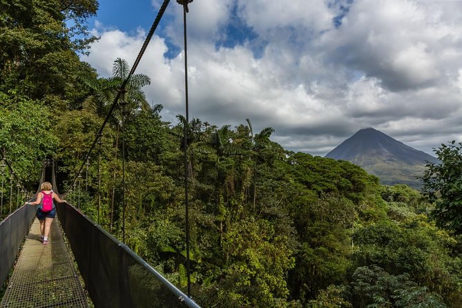 Hanging Bridges +La Fortuna Waterfall+ Arenal Volcano Hike Combo Experience - Highlights of the Hanging Bridges