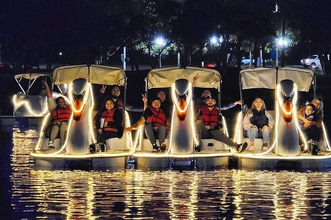 Illuminated Swan Boat Night Ride on Rainbow Lagoon - Highlights and Unique Features