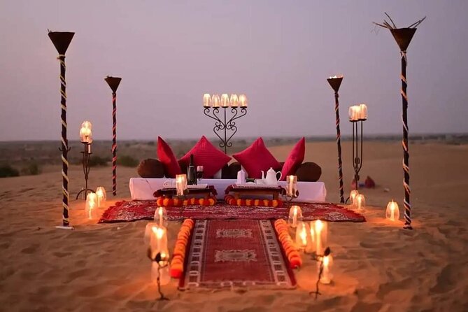 Jaisalmer Private Dinner on Dunes - Menu Options
