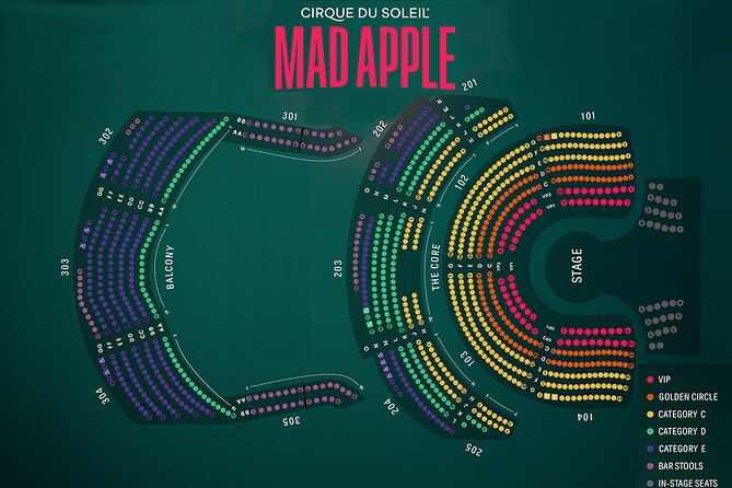 Mad Apple by Cirque Du Soleil at New York New York Hotel and Casino - Ticket Pricing Details