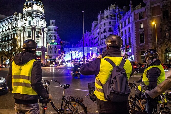 Madrid Christmas Lights Bike Night Tour - Whats Included