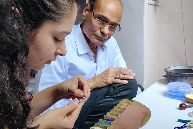 Meenakari Worskshop With Jaswant Kumar Meenakar in Jaipur - Learning Meenakari Art