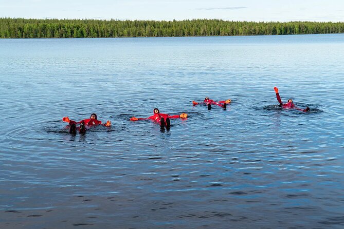 Midnight Sun Floating Experience in Forest Lake - Meeting and Pickup