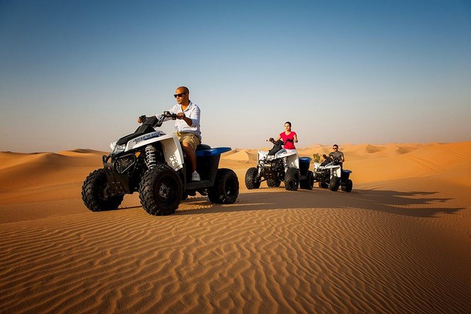Morning Desert Safari With Quad Bike Tour Abu Dhabi - Camel Riding and Quad Biking