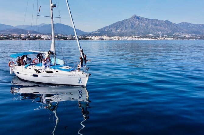 Navigation: Private Sailboat Marbella Banús. Dolphin Search - Booking Information