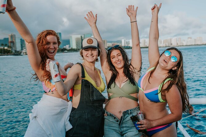 Paradise Waikiki Sunset Cruise + LIVE DJ + SWIMMING - Activities and Amenities